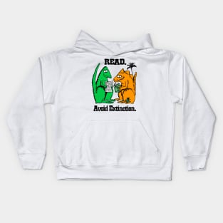 Read. Avoid Extinction. Kids Hoodie